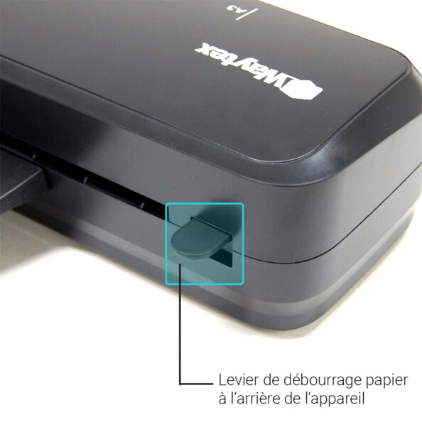 Plastifieuse pro Bouton de débourrage