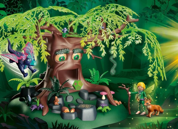 La forêt mystérieuse d'Ayuma Playmobil en pleine effervescence