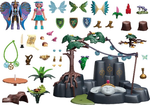 108 pièces du coffret playmobil Ayuma