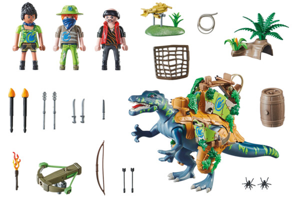 86 pièces du set playmobil 71260 Dino rise