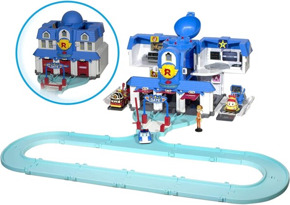 Robocar Poli Inclus Figurine Julie + Circuit - Jouet Maternelle