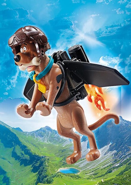 Le chien Scoubidou Pilote avec son jetpack par Playmobil