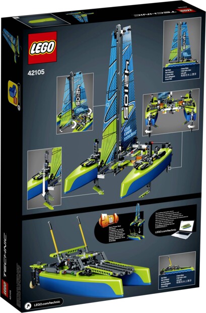 Lego Maquette bateeau Catamaran kit de construction 2 en 1
