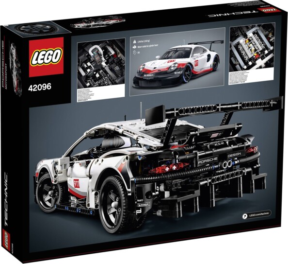 Boîte de rangement de Lego Technic porsche 911 RSR Modèle de Collection pour Adultes