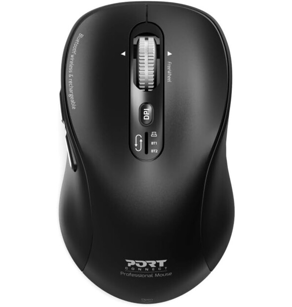 Souris sans fil rechargeable Combo Pro de la marque Port Connect