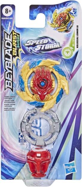 Toupie Kolossal Luinor L6 de la collection Beyblade Speedsorm