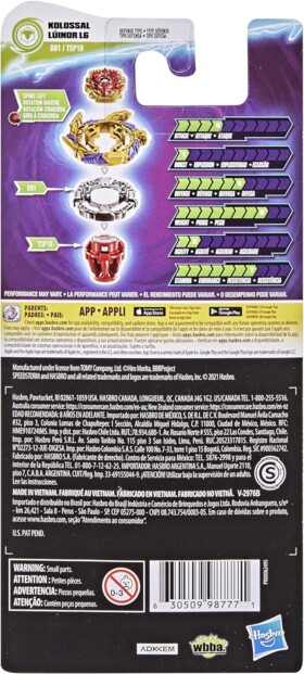 Toupie de combat avec pointe de performance TSP10 et disque forgé D81