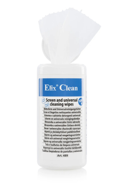 100 lingettes nettoyantes humides Elix Clean de la marque ECS Cleaning Solutions GmbH