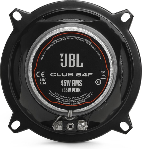 Arrière du speaker pour caisson de véhicule avec caractéristiques techniques