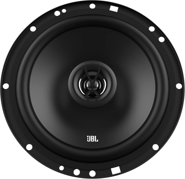 Speaker rond coloris noir de diamètre 16,5 cm à fixer par vis