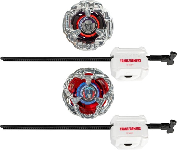 Toupies avec lanceurs Beyblade X Optimus Prime vs Megatron