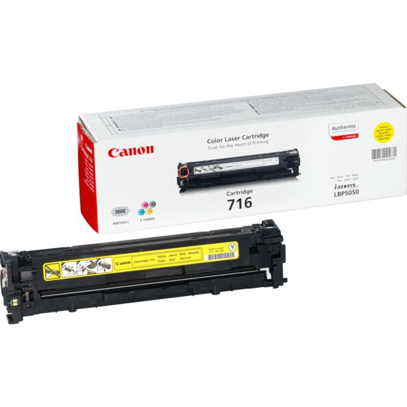 Toner original 716 jaune de la marque Canon