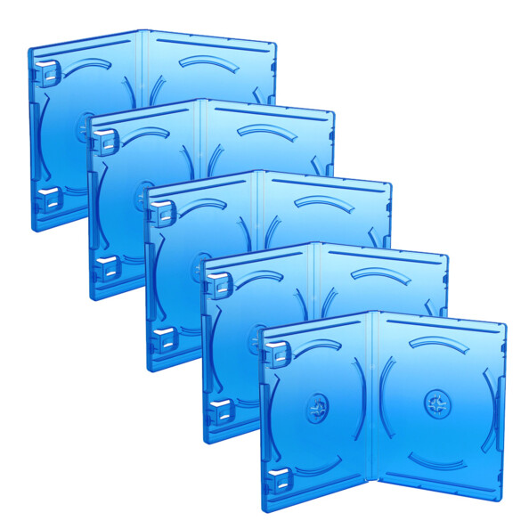 5 boîtiers pour jeux PlayStation 4 et 5 - Double vus ouverts