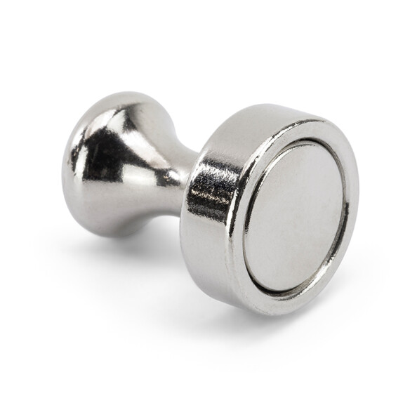 Aimant en néodyme gris Ø 20 x 25 mm avec crochet fixe