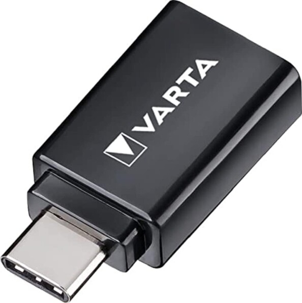 Adaptateur VARTA USB-A femelle vers USB-C mâle ultra-compact