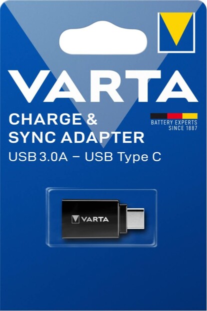 Adaptateur VARTA USB-A femelle vers USB-C mâle
