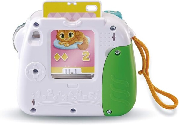 Vue arrière de l'appareil Photo interactif de Vtech