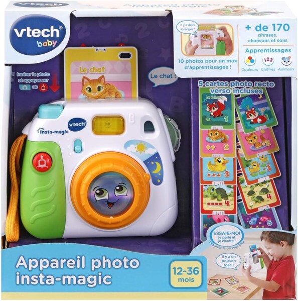 Appareil photo insta-magic avec 170 sons et phrases