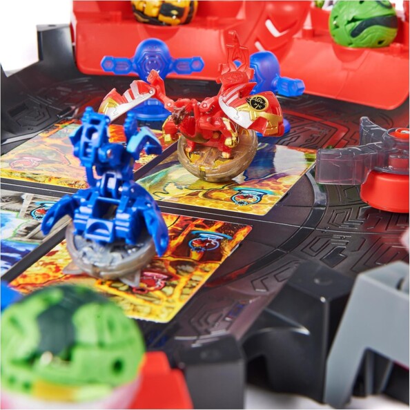 Figurines Bakugan avec cartes due l'arène de combat