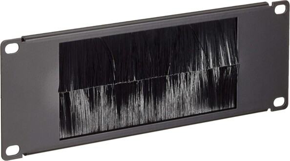 Bande passe-câble à brosse 10" 2U de la marque DeLock