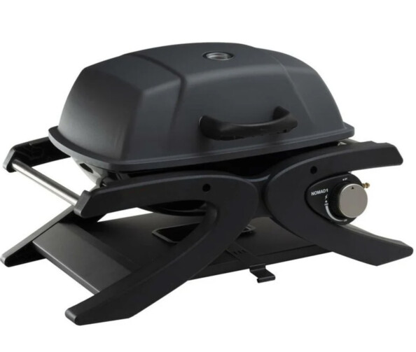 BBQ à gaz portable avec poignées et thermomètre analogique