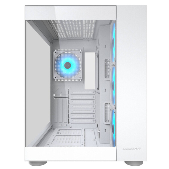 Boîtier PC Dual Chamber FV150 RGB avec 4 ventilateurs ARGB et verre trempé