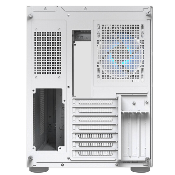 Boîtier PC Dual Chamber FV150 RGB avec 4 ventilateurs ARGB et verre trempé