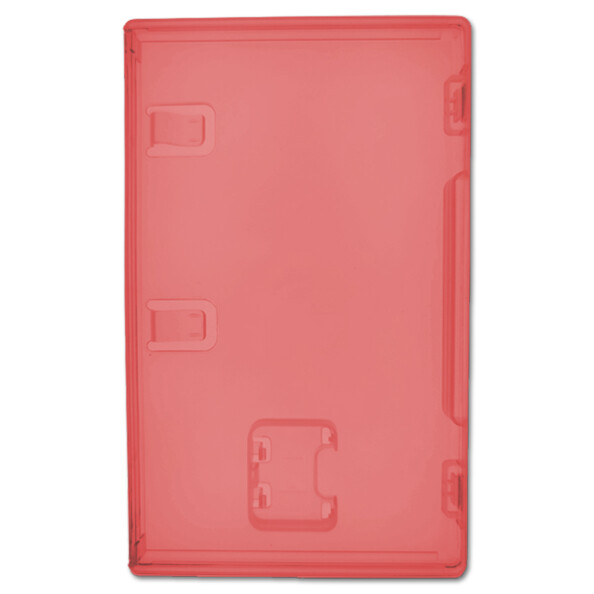 Jaquette individuelle rouge transparente pour cartouche de jeu vidéo Nintendo Switch