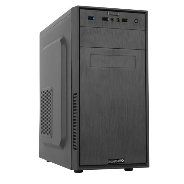 Boîtier pour PC Black Dandy avec alimentation 480 W de la marque Max In Power