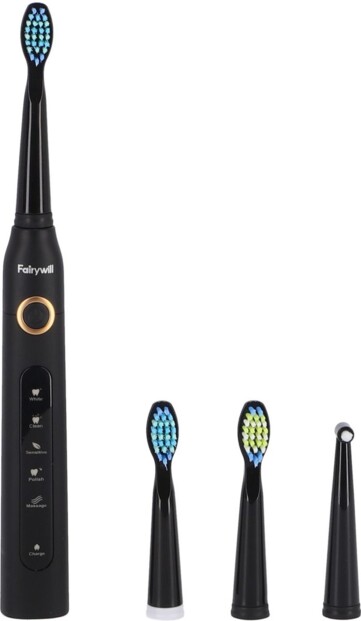 Brosse à dents électrique sonique D7 avec 3 têtes de rechange de la marque Fairywill