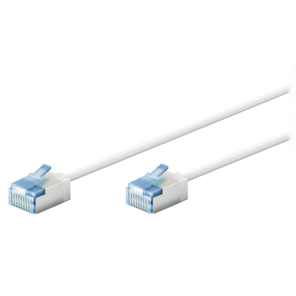 Câble réseau RJ45 cat. 6A U/FTP coloris blanc 3 m de la marque Goobay