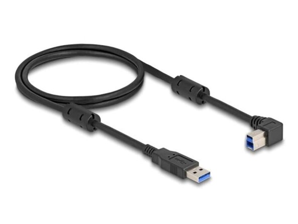 Câble USB-A vers USB-B coudé 1 m de la marque DeLock