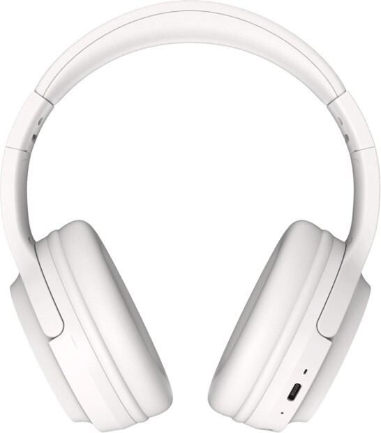 Casque audio stéréo sans fil TEMPO coloris blanc avec prise jack et port USB-C