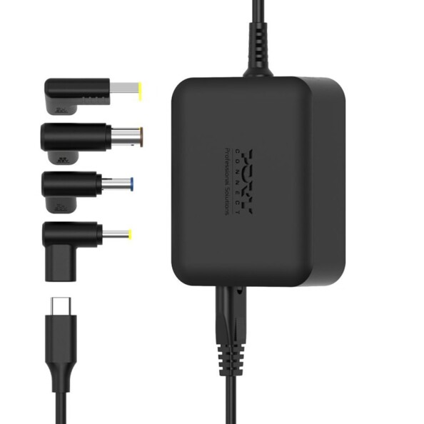 Chargeur secteur GaN 100 W pour PC portable Lenovo de la marque PORT Connect