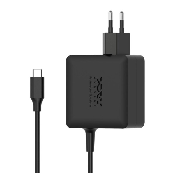 Chargeur secteur USB-C 65 W GaN pour PC portable de la marque Port Connect