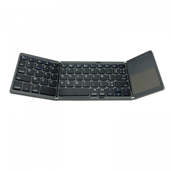 Clavier sans fil pliable avec fonction bluetooth coloris gris sidéral de la marque Xtreme Mac