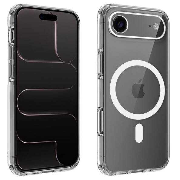 Coque de protection antichoc transparente pour iPhone Air compatible MagSafe de la marque Akashi