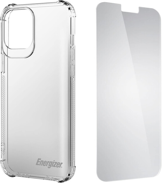 Coque de protection antichoc avec verre trempé transparent pour iPhone 12/12 Pro de la marque Energizer