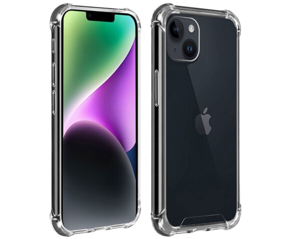 Coque de protection antichoc transparente pour iPhone 13 / 14  de la marque Akashi