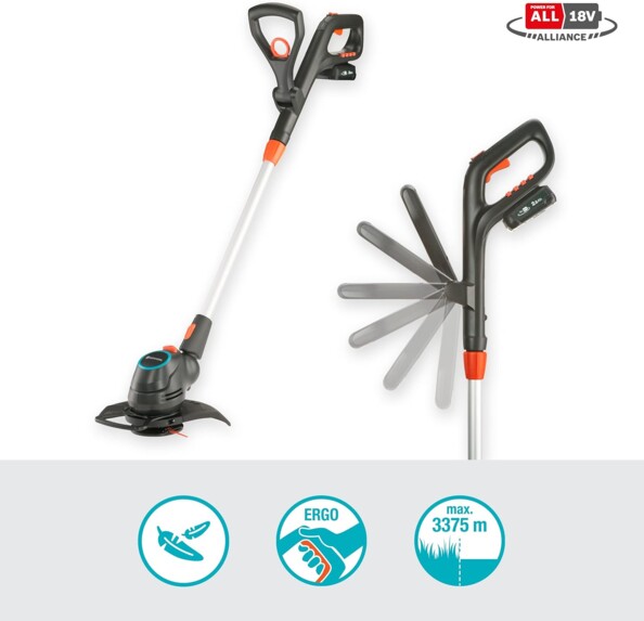 Coupe-bordures sans fil léger et précis Gardena