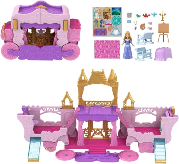Disney Princess coffret de jeu transformation carosse en château