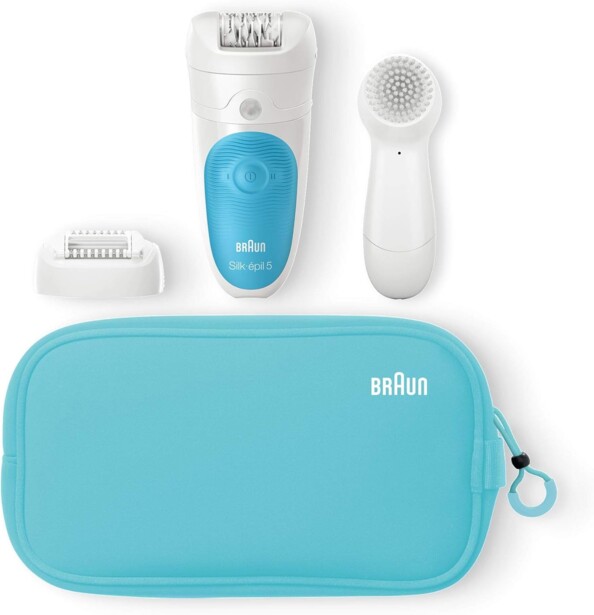 Épilateur électrique Braun 5545GS Silk-Epil 5 bleu sans fil