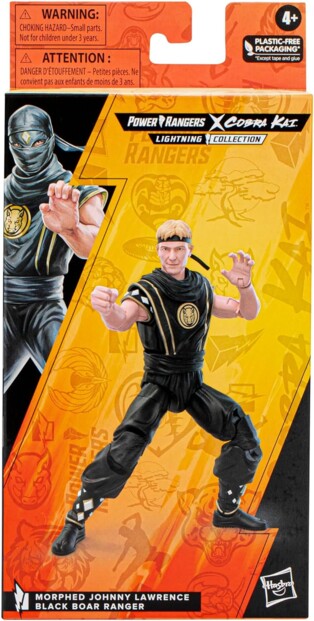 Figurine articulée Morphed Johnny Lawrence Black Boar de la marque Hasbro dans son emballage