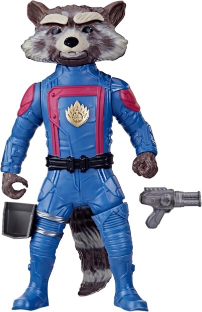 Figurine Marvel à fonctions Rocket avec blaster