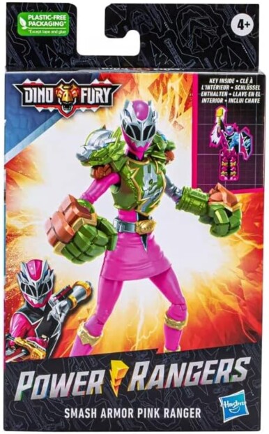 Figurine Power Rangers Dino Fury Smash Armor Pink Ranger
