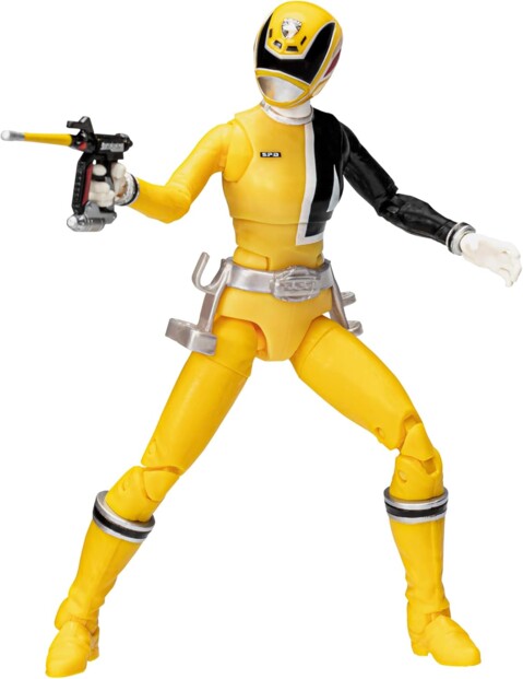 Figurine articulée Power Rangers jaune pour jouer ou collectionner