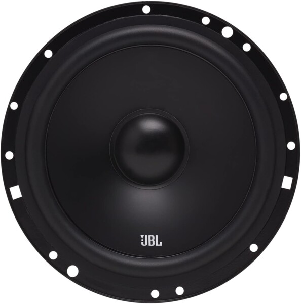 Woofer rond coloris noir 16,5 cm avec fixation à vis