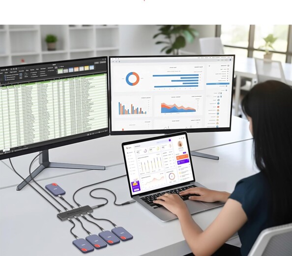 Hub USB-C 8 ports série Pro
