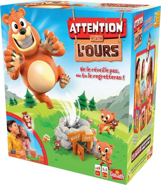 Jeu attention à l'ours : volez les provisions