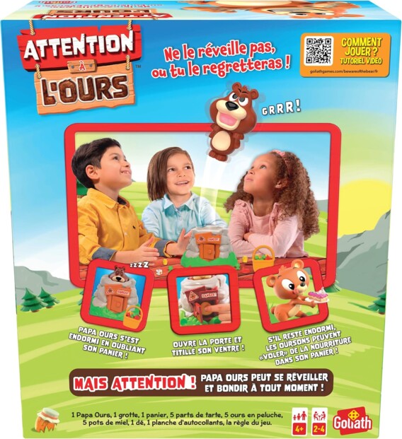 Jeu attention à l'ours : volez les provisions